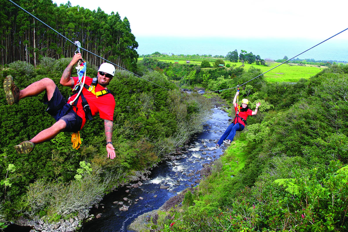 Umauma Falls Zipline Tour Umauma Experience Zipline Amp Rappel